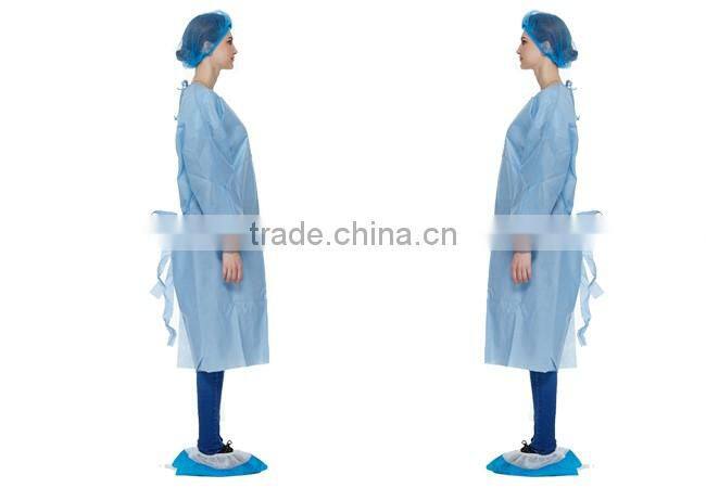 China supplier hospital Isolation gown coverall PP coverall