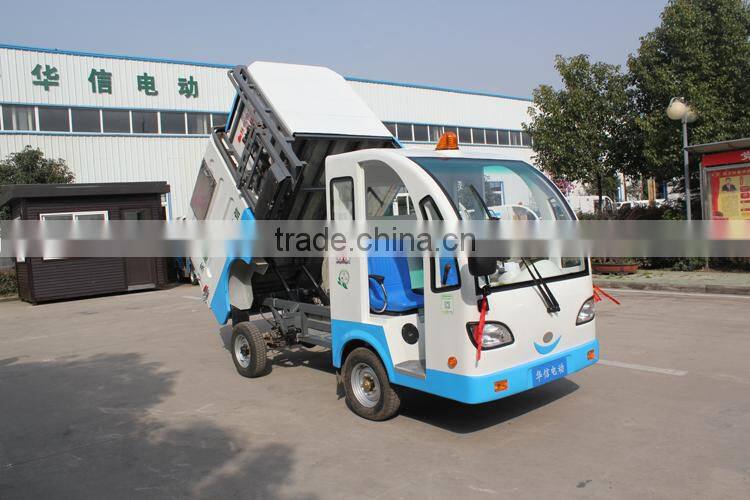 2 seat Electric Garbage Collection Truck for Sale