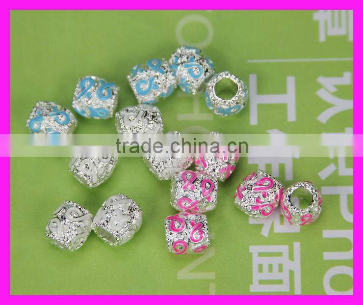 GZKJL-CT0161 Wholesale crystal rhinestone pave metal ribbon loose beads jewelry finding