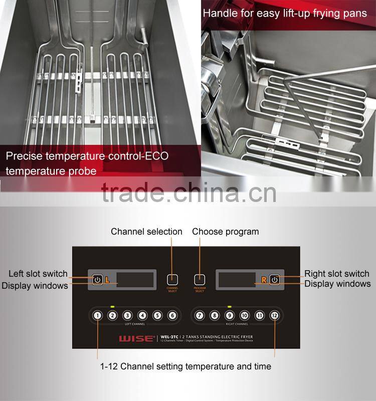 Top Quality Commercial Electric Deep Fryer Machine Free Standing