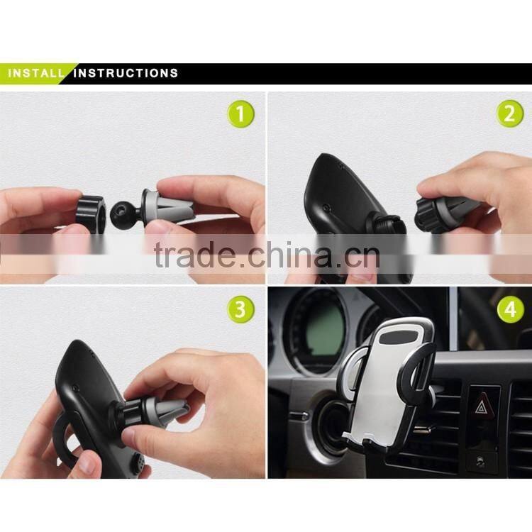 2016 New mobile phone car mount air vent smartphone stand phone holder