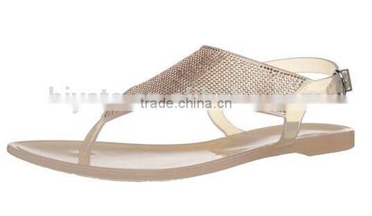 2016 women's Jelly Sandal,Synthetic upper and outsole ,Made in China