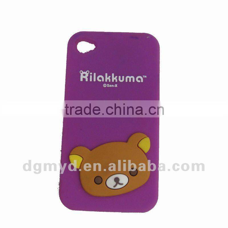 embossed castle design silicone cheap designer cell phone cases