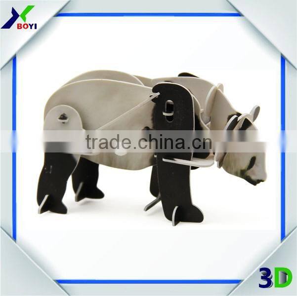 2016 3D Moveable Dinosaur PP Puzzle Game For Kids Play