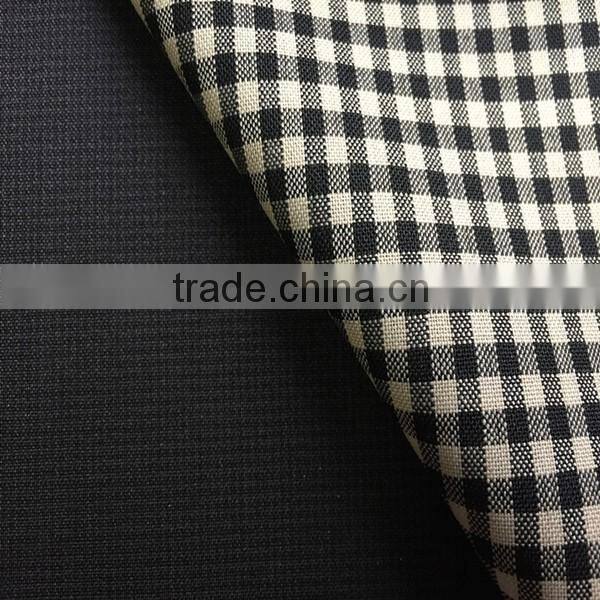 worsted polyester wool fabric for men's suits