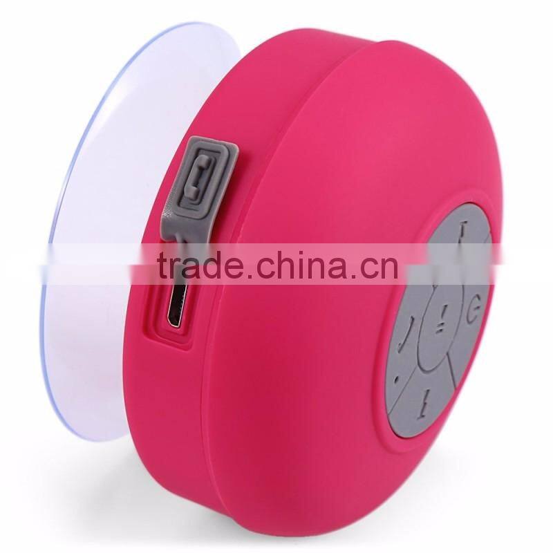 Portable Subwoofer Shower Waterproof Wireless Bluetooth Speaker Car Handsfree Receive Call Music Suction Mic For iPhone Samsung