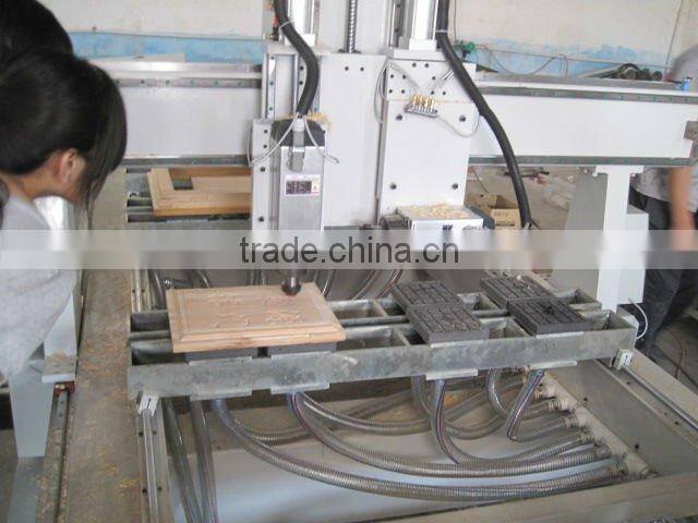 embossing machine at wood