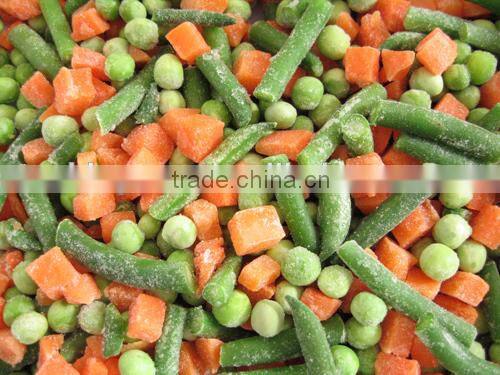 Supply IQF Frozen Mixed Vegetables Peas, Carrots,Sweet Corn,Green Beans
