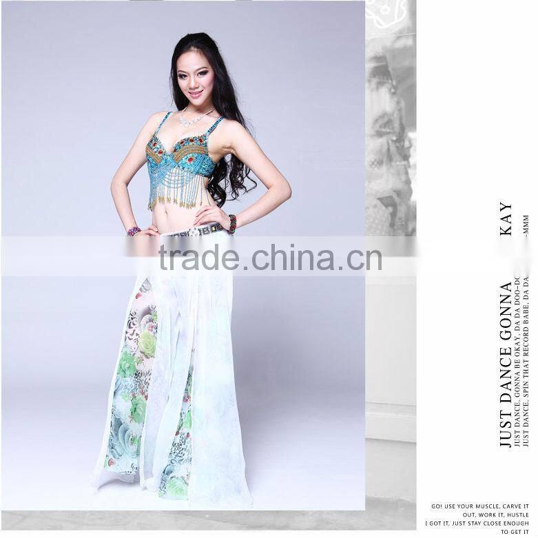 Silk Nice Expansion Beautiful Comfortable Belly Dance Skirt Pants(2131)