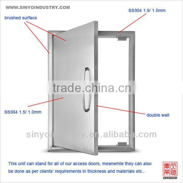 Stainless Island Doors