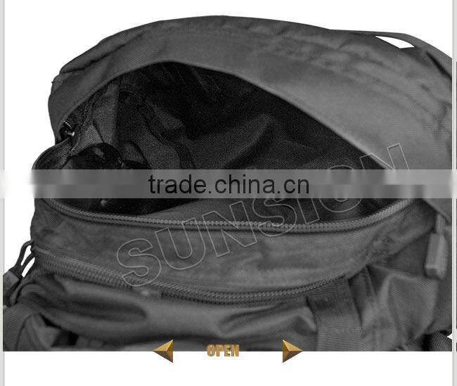 1000D waterproof nylon Large Capacity Load Bearing Backpack with ISO SGS