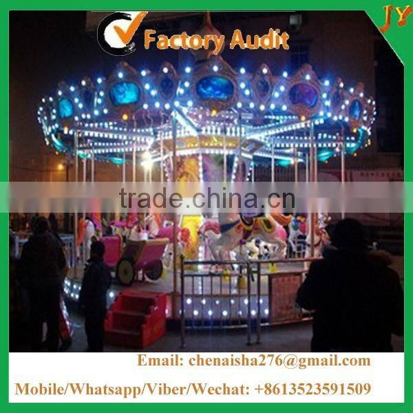 Best quality!!!Outdoor playground carousel horse for hot sale