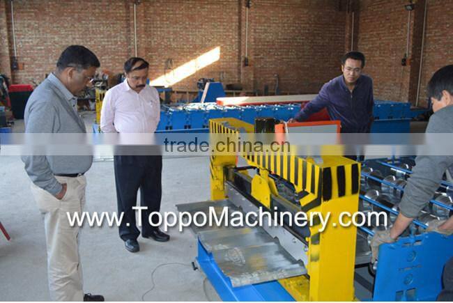 Hebei Trapezoidal Colored Metal Wall Panel Roll Forming Machine Building and Construction Equipment