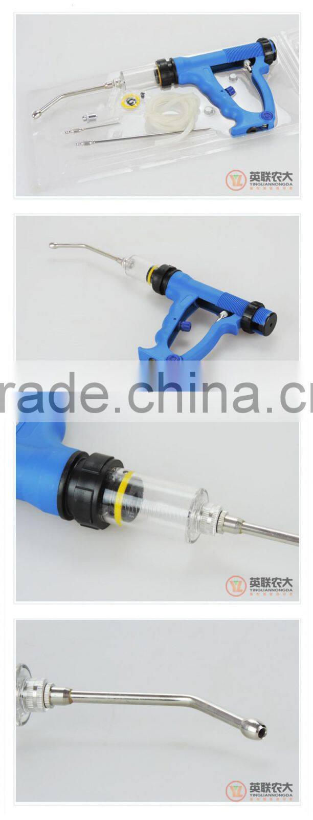 veterinary 10ml plastic drencher automatic drenching gun for animal