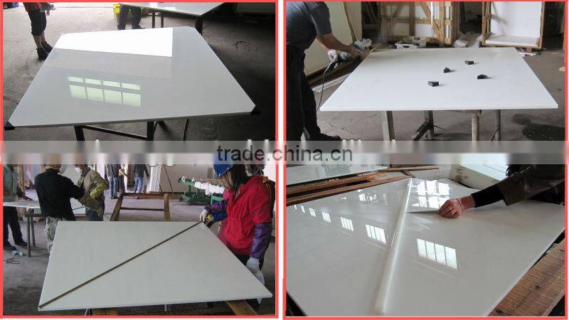Nano Glass Stone Crystal White Tiles