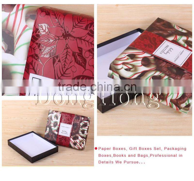 Nice food packaging chocolate box / luxury design chocolate paper box