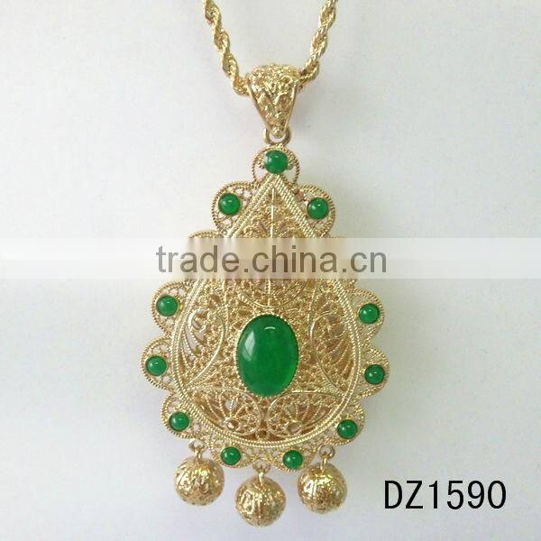 saudi gold tassel necklace large size jewelry