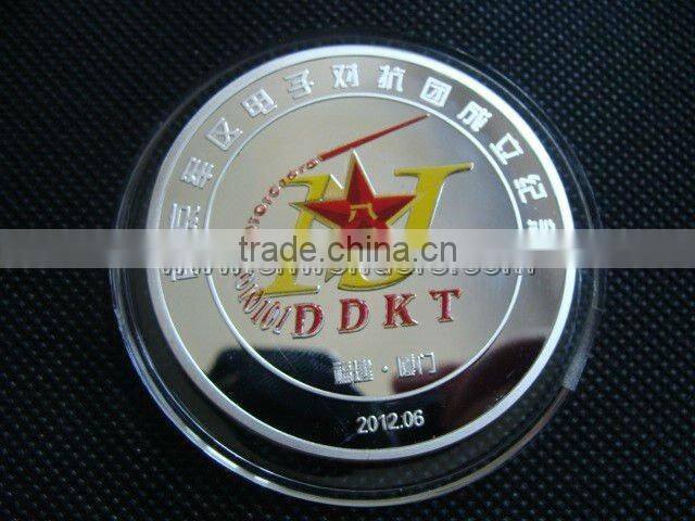 High quality customized silver coin