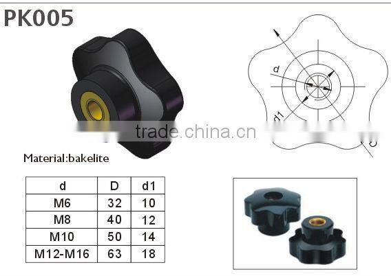 high quality plastic rotary door knob lock