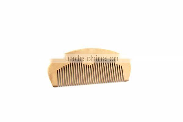 Pear wood wooden beard personalized hair comb