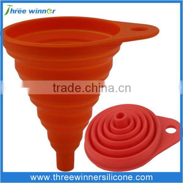 BPA free Mini Silicone Filter Funnel