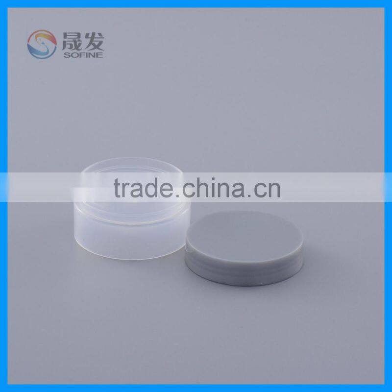 Round pp mini cosmetic empty jar