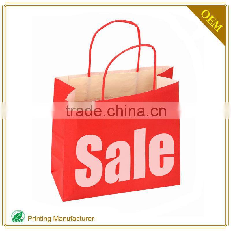 Luxury From Paper Hand Shopping Bag With Rope Handle