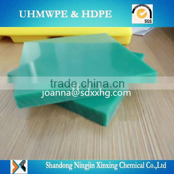 several colors and sizes High Density polyethylene sheet