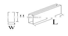 70*70*0.8Thickness sound-absorbing aluminum baffle ceiling tiles