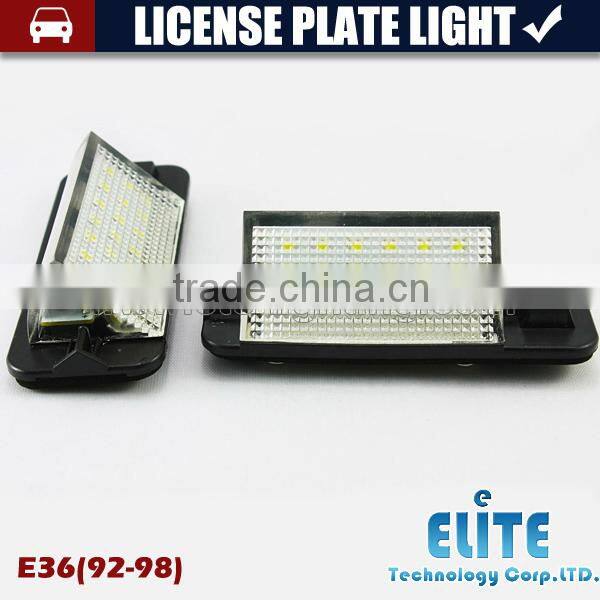 Factory supply high power LED License Plate Lights for E39/E70/E82/E88/E90/E91/E92