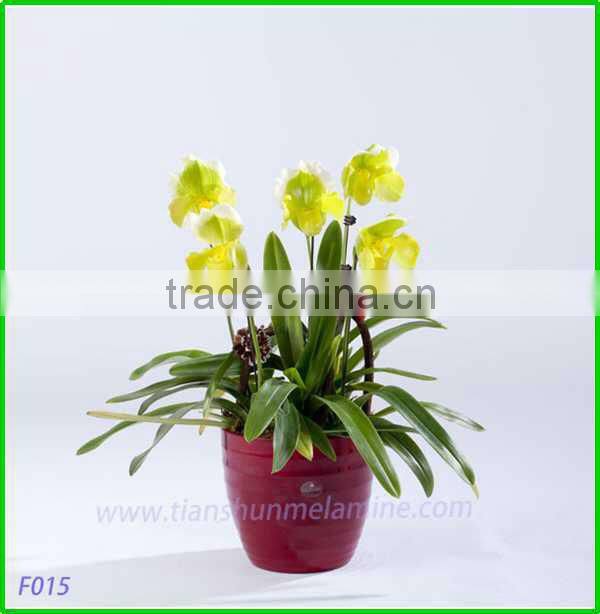 2013 cheap flowerpots of plastic , colorful plastic tabletop flower pots