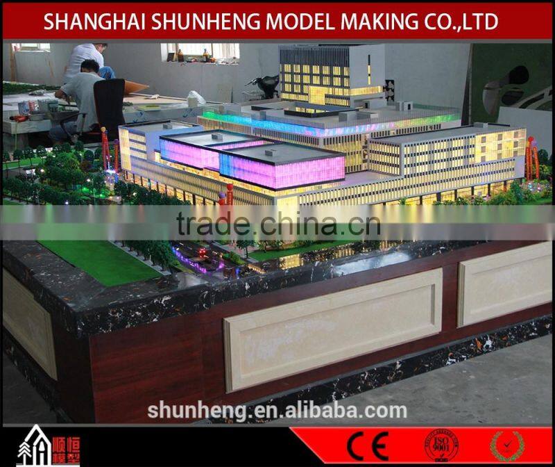 Acrylic,ABS,LED Lights ,Miniature Scale Model Making ,Commercial Plaza Model Making