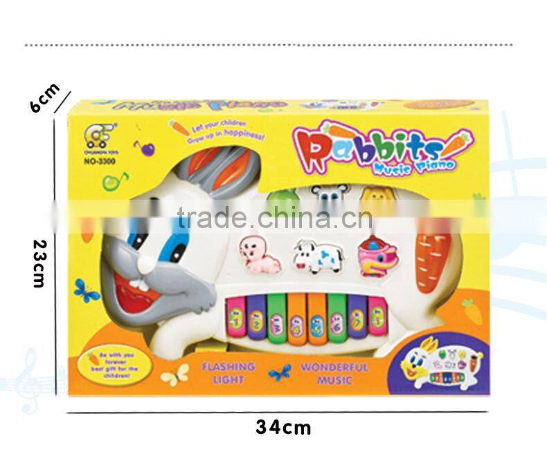Baby electronics music instrument rabbit piano autism educational toys