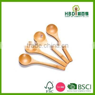 Hot selling multifunctional mini bamboo spoon with long handle