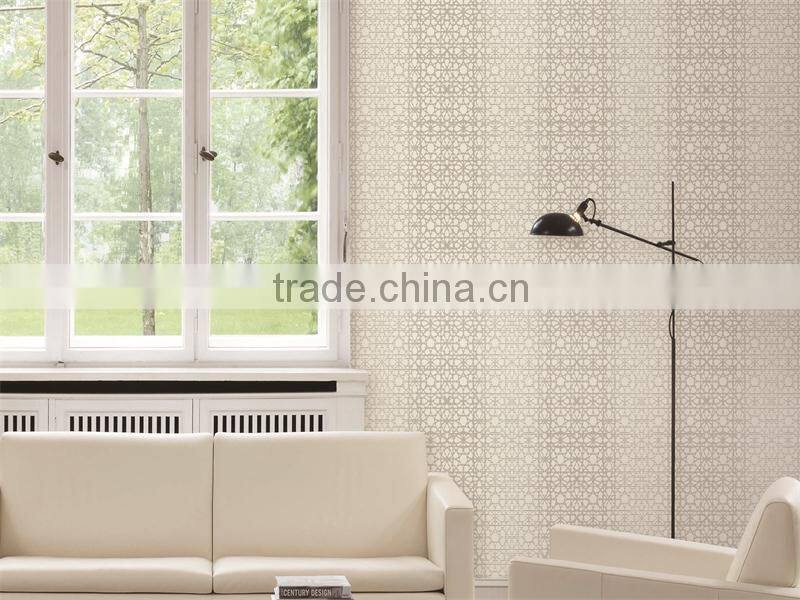 Easy install luxury non-woven wallpaper for house interior decoration
