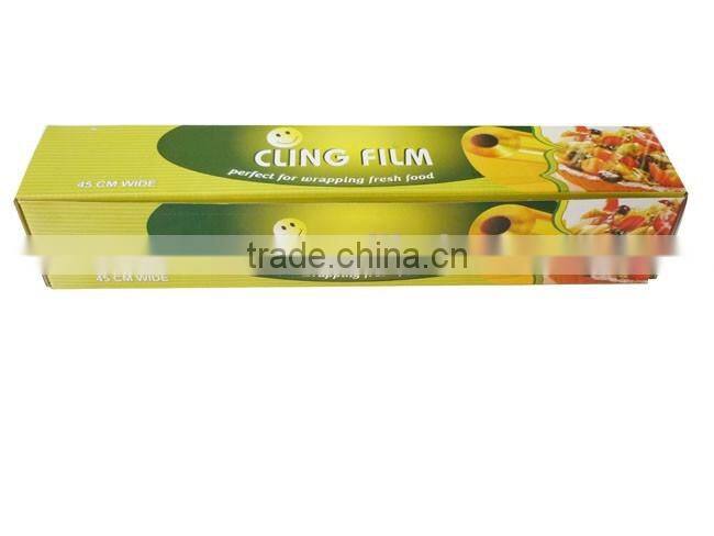 Custom stretch transparent pvc cling film for cooking