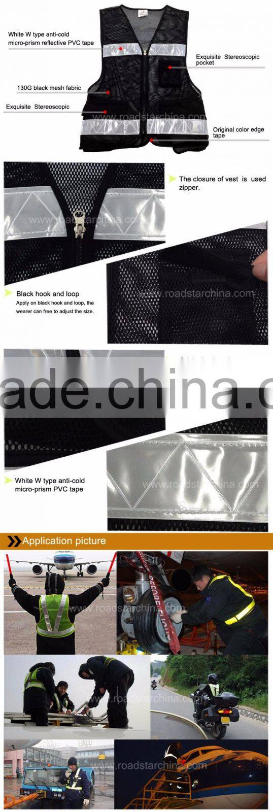 safety reflective mesh traffic vest