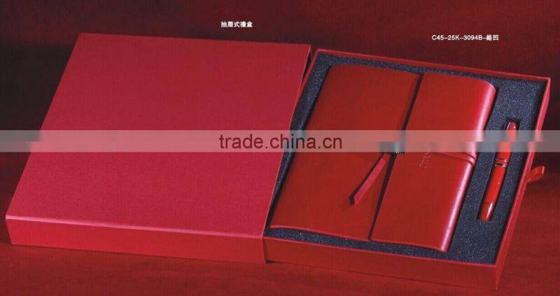 GT093 high quality promotional gift notebook and pen set