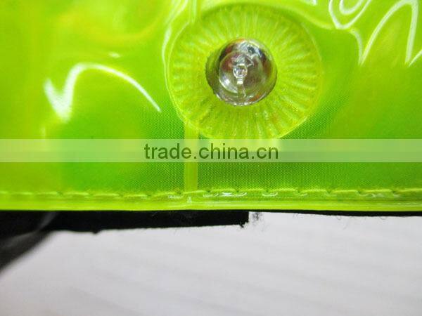 reflective slap bracelets,led Reflective band,Reflective pvc