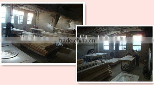 100% solid economic oak wood doors