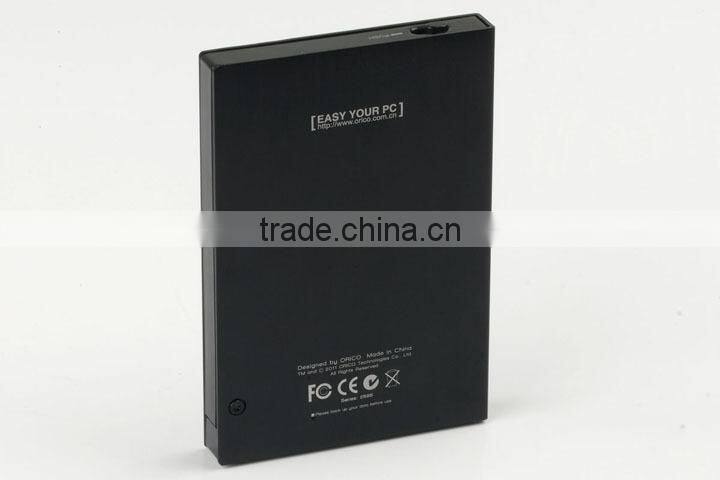 2.5" Portable HDD Enclosure with data write protected function and tool free(Aluminum Alloy)