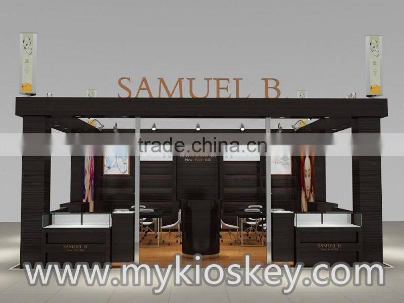 High grade jewellery exhibition jewellery display kiosk design and manufacture