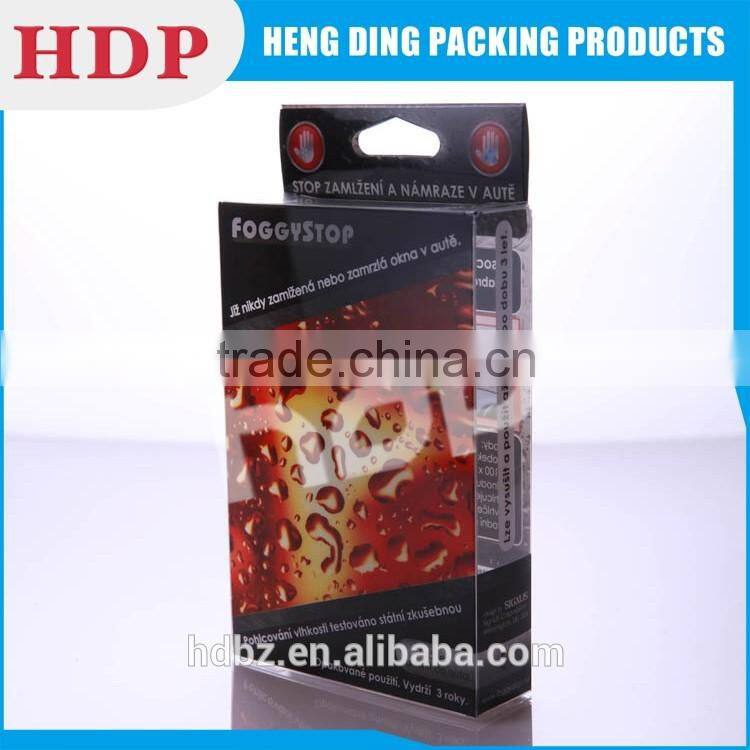 custom made clear plastic flexible packaging box