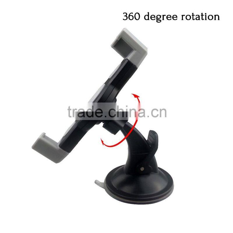 Anti-slip Diagonal design Windshield Suction Cup plastic mobile phone holder for car