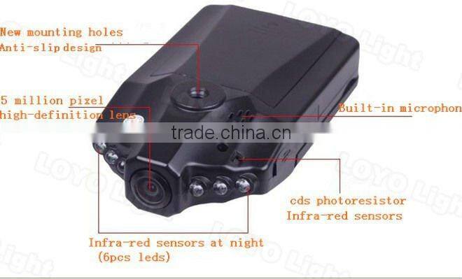 hot sale!!! Car driving recorder car black box of the wide-angle logger car hidden camera recorder