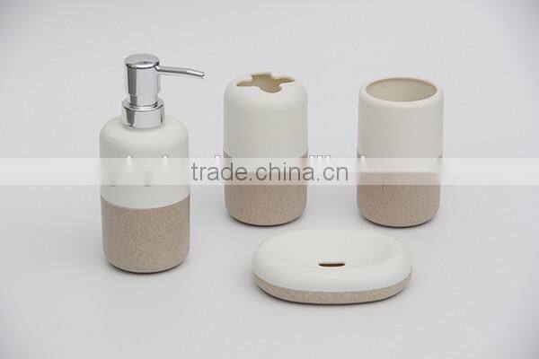 Wheat-straw eco-friendly bathroom sanitary set