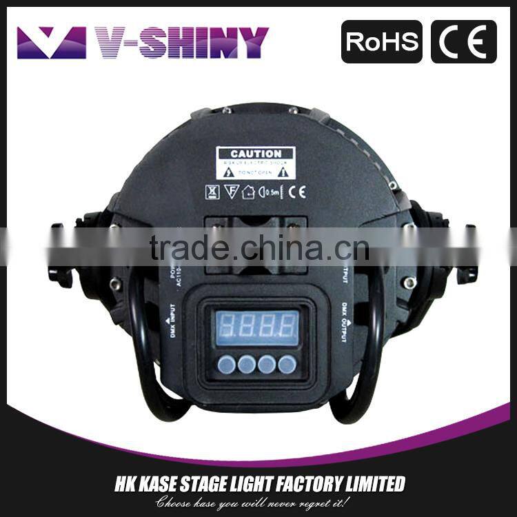 IP65 54pcs 3W RGBW DMX outdoor led par stage lighting