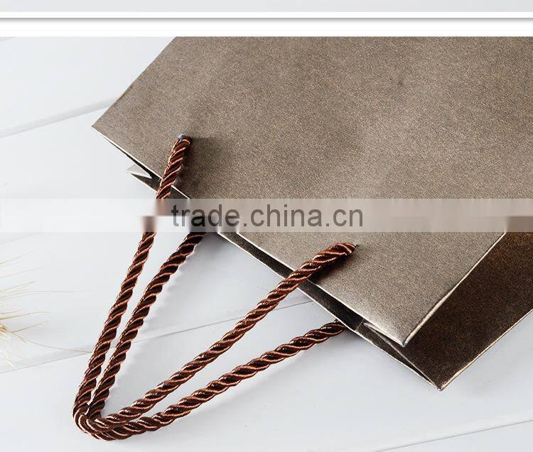 High quality kraft paper shopping bag customized handbag decorative cheap paper bags