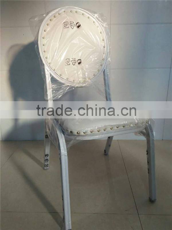 White leather banquet chait hotel chair wedding chair SDB-5072