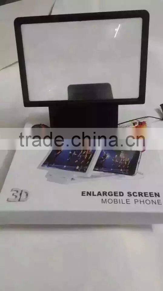 2015 Universal mobile phone bracket LCD LED screen magnifier in PC with speaker